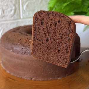 Bolo de Banana com Chocolate